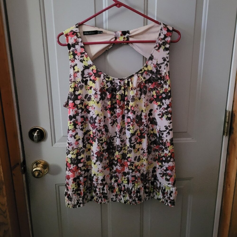 Maurices Sleeveless Top with Back Interest Misses Size 1
